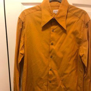 Paul Smith Gold and Yellow embroidered shirt